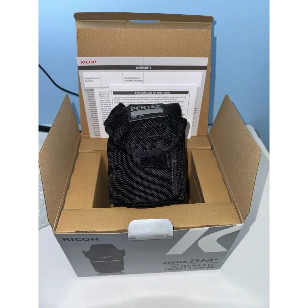 HD Pentax-D FA 50mm F1.4 SDM AW Lens With Case & Warranty - Ricoh